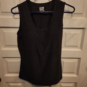 32 Degree Cool Brand Gray Stretch Tank Or Bra Top W/ Firm Cups XL
